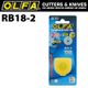OLFA Blades Rotary Rb18-2 2/pack 18mm